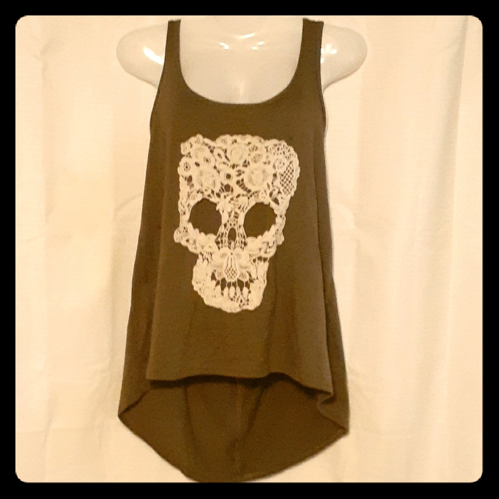 High low sleeveless top